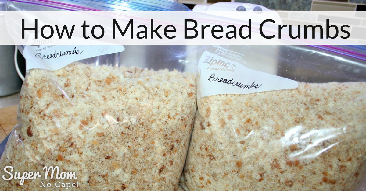 Making Bread Crumbs using BLACK+DECKER FRESH PREP One-Touch Chopper 