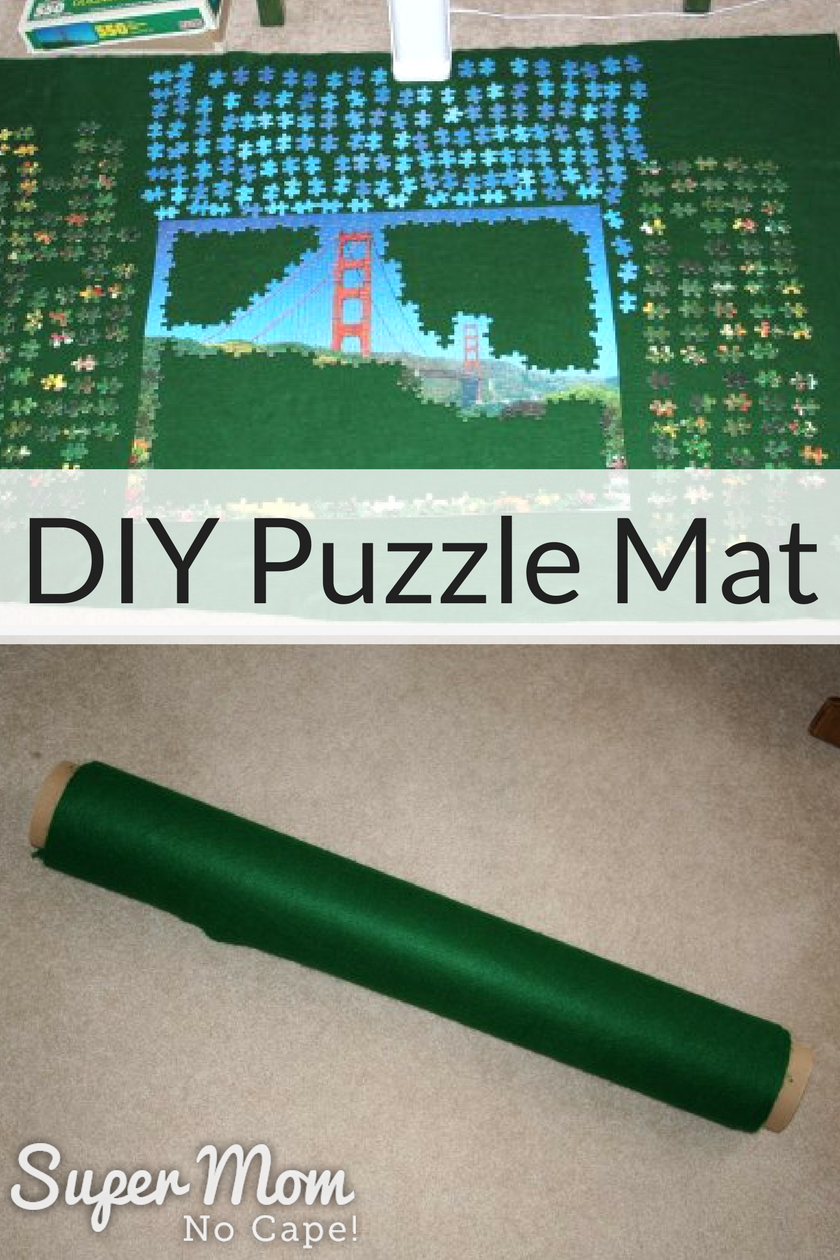 DIY Puzzle Mat - Super Mom - No Cape!