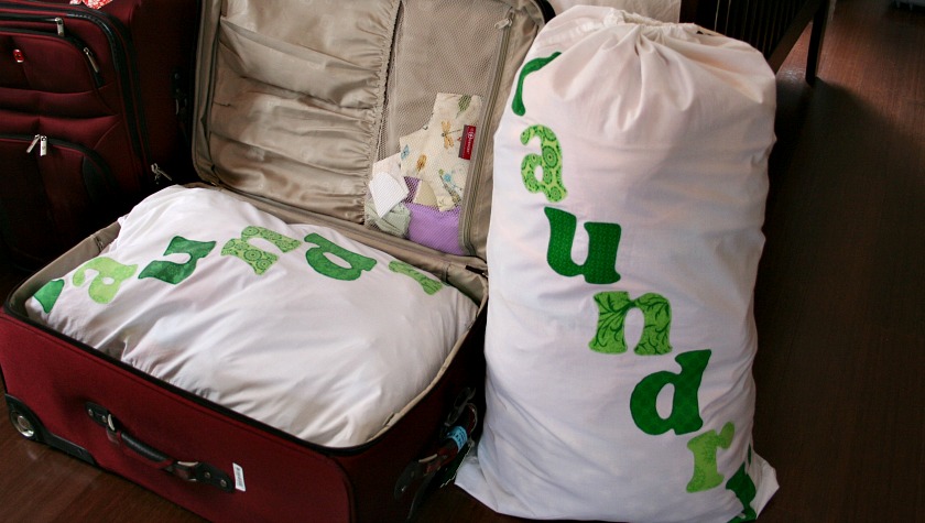 DIY Travel Laundry Bag
