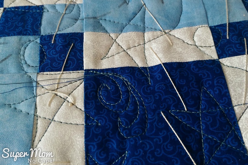 How To Free Motion Quilt Stars And Swirls Super Mom No Cape 