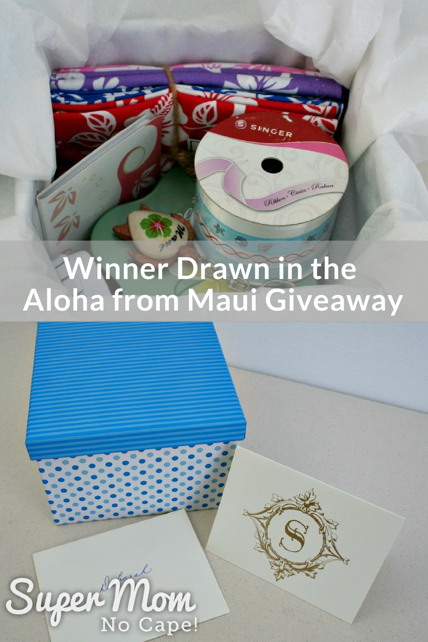 Collage photo of the prizes for the Aloha from Maui Giveaway